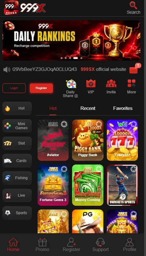 999SK Game App